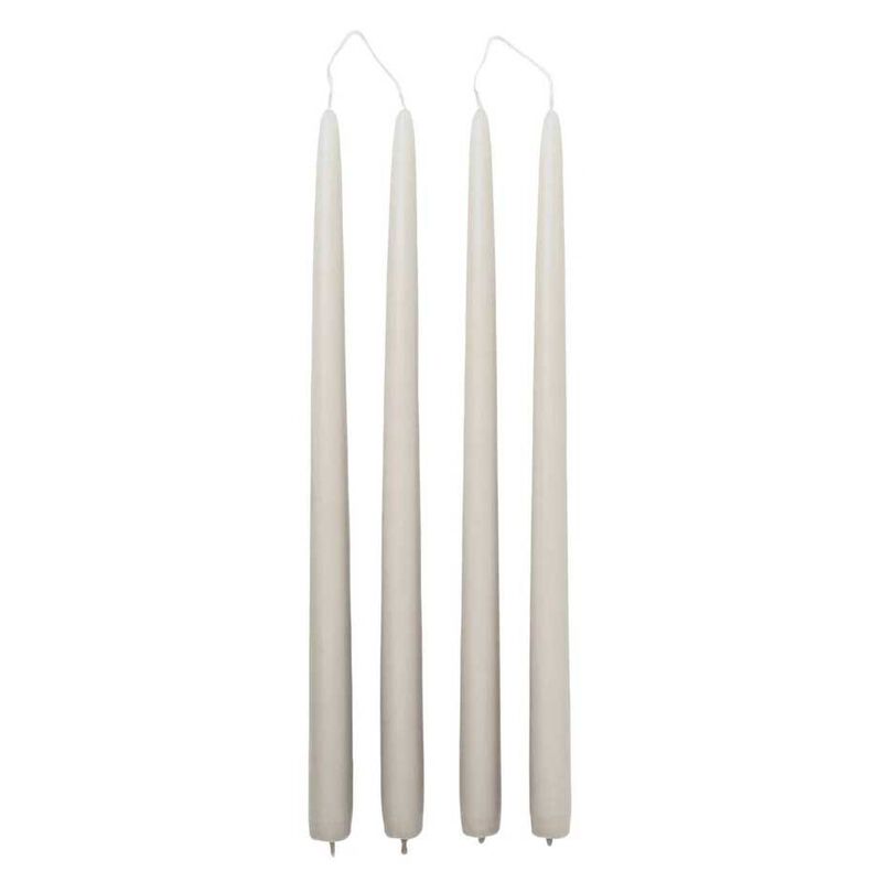 Broste Candle Taper Set Of 4 H380 - Rainy Day image number 0